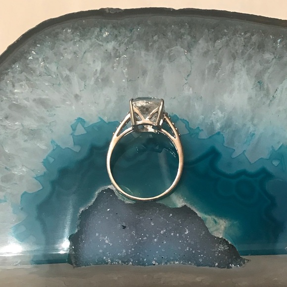 Ice Kunzite and white zircon ring - Picture 5 of 8